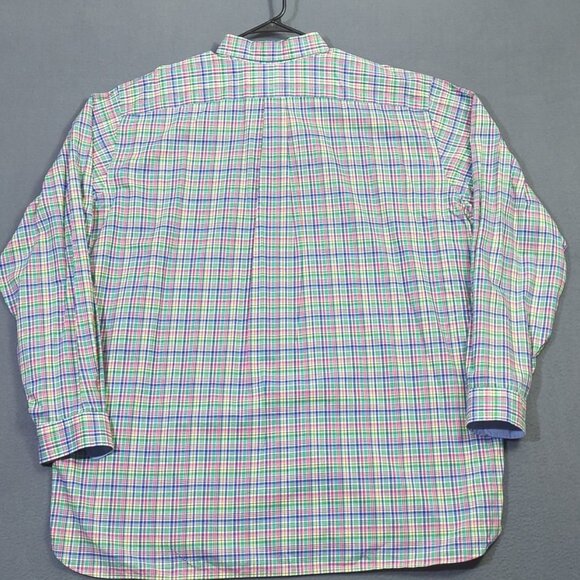 Ralph Lauren Shirt Men's 3XLT Multicolor Cotton Stretch Long Sleeve Button Up - Picture 8 of 10